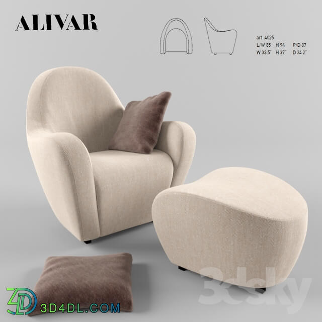 Arm chair - Alivar chair Fortuna