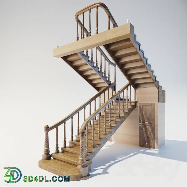 Staircase - wooden staircase