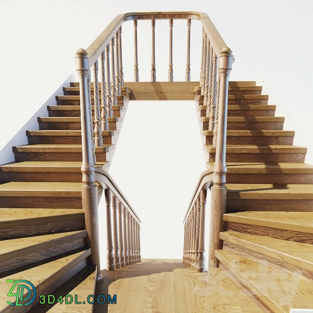 Staircase - wooden staircase