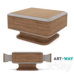 Table - Art Way - Coffee table_Estet Walnut_ 