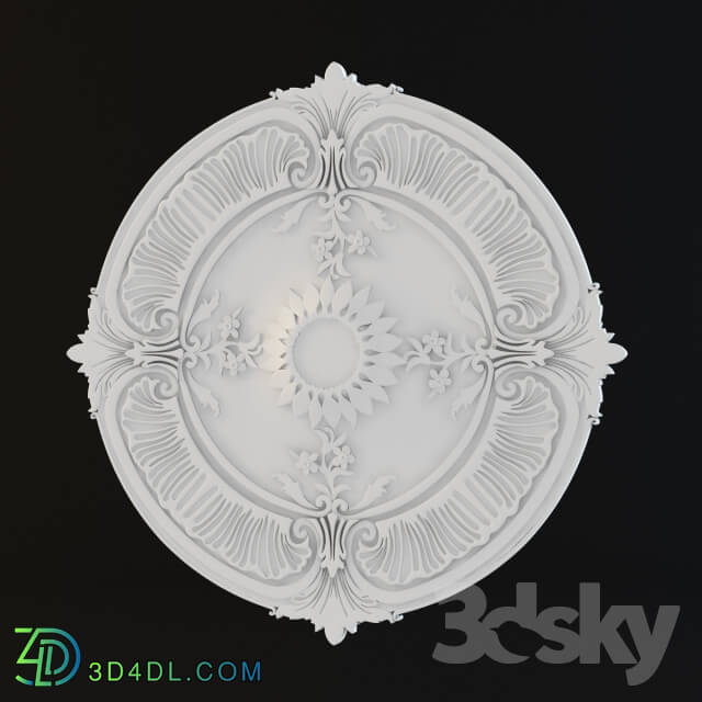 Decorative plaster - Ceiling outlet