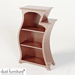 Wardrobe _ Display cabinets - Curved Stepped Bookcase 