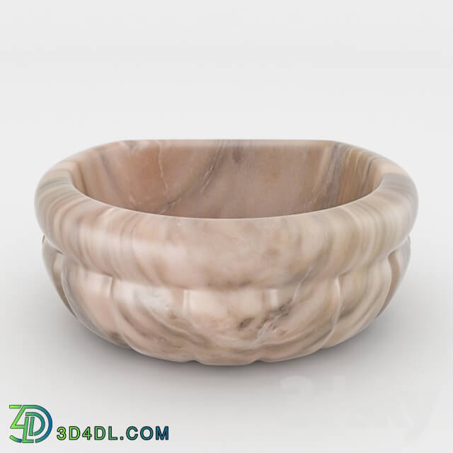 Wash basin - Qurna marble KM33