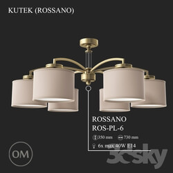 Ceiling light - KUTEK _ROSSANO_ ROS-PL-6 