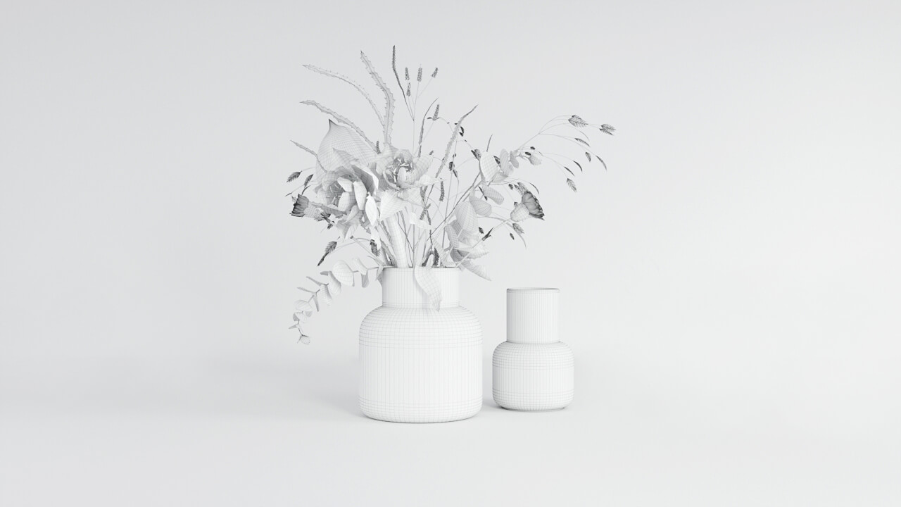 Maxtree-Interior Vol01 Fritz Hansen Earthenware Jar Vase