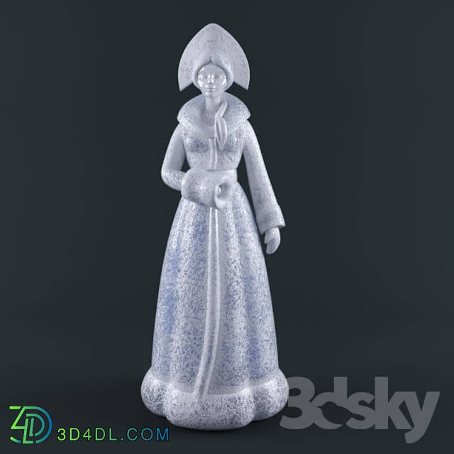 Sculpture - Snow-maiden