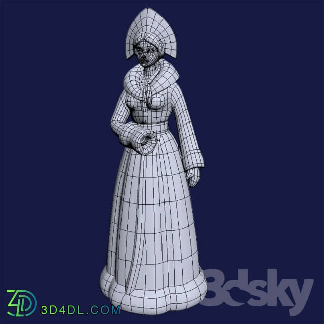 Sculpture - Snow-maiden