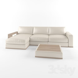 Sofa - Corner sofa with table 