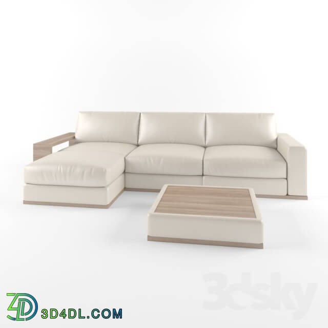 Sofa - Corner sofa with table