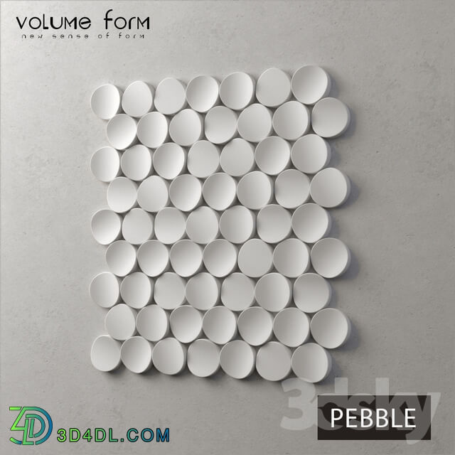 3D panel - _OM_ PEBBLE