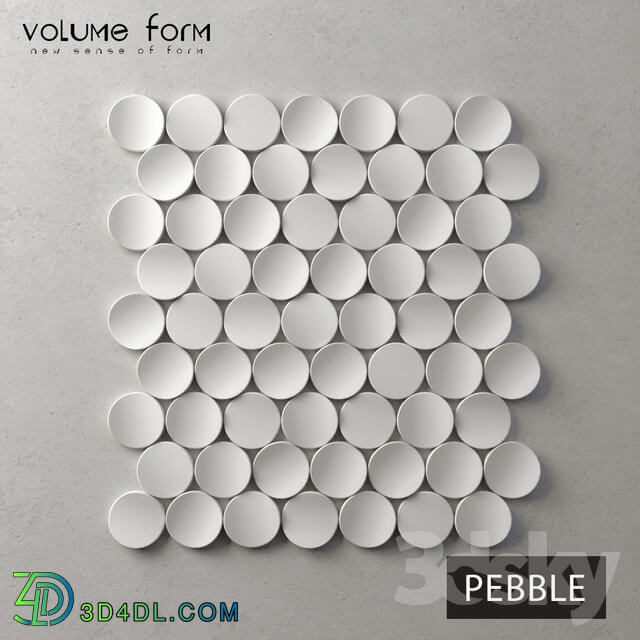 3D panel - _OM_ PEBBLE