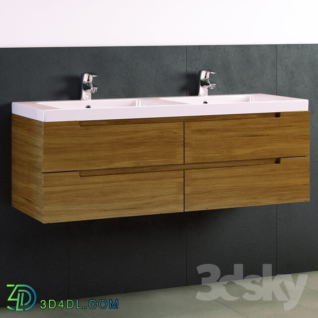 Wash basin - Villeroy _amp_ Bosh double bowl washbasin