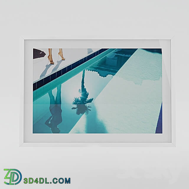 Frame - Print La Piscine Gaby Fling