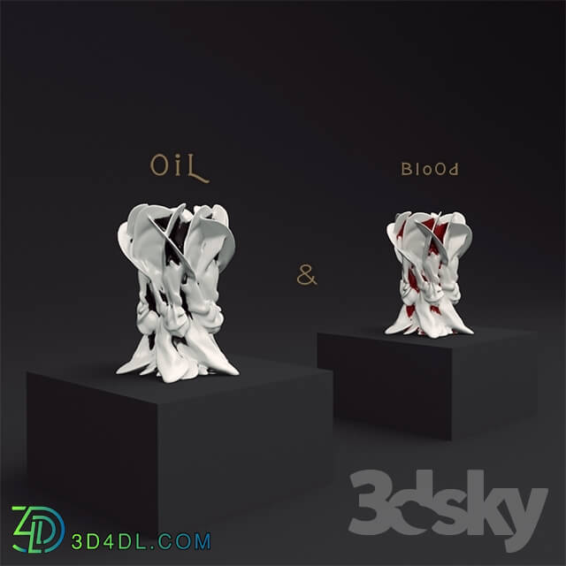 Vase - Oil _amp_ Blood Craftal Vases