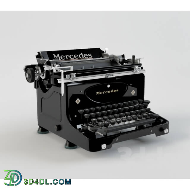 Miscellaneous - Mercedes Typewriter