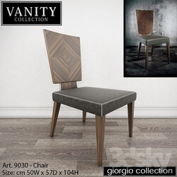 Chair - GIORGIO COLLECTION Vanity - Art. 9030 - Chair 