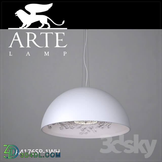 Ceiling light - Hanging lamp Arte Lamp A4176SP-1WH