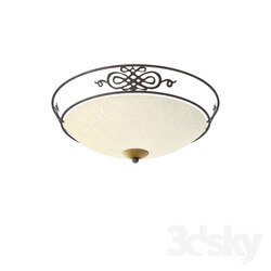 Ceiling light - 86711 Wall and ceiling lighting fixture MESTRE_ 1X60W _E27__ Ø330_ brown aged 