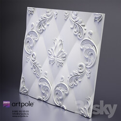 3D panel - Plaster 3d panel Marseille from Artpole 