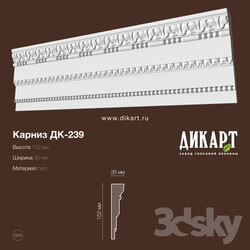 Decorative plaster - Dk-239_152Hx35mm 