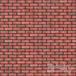 Brick - Red wall brick texture 