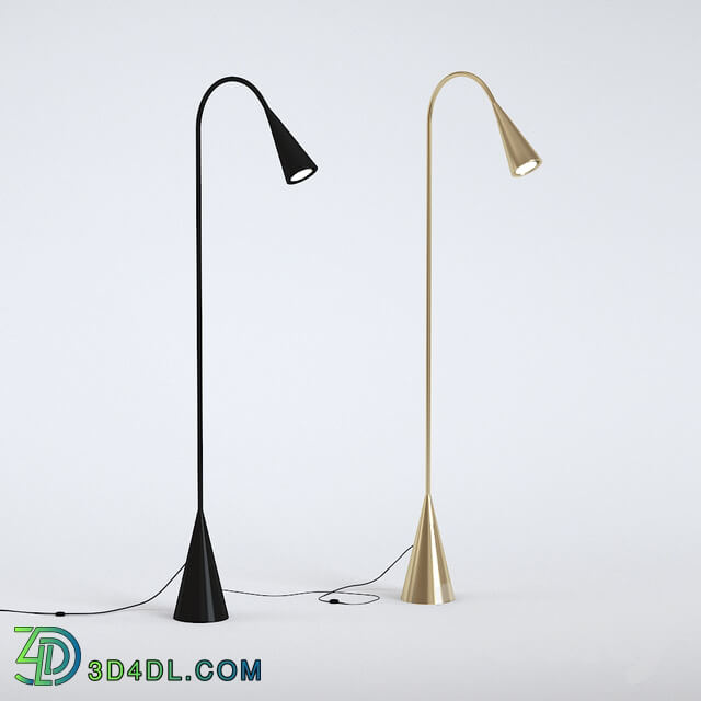 Floor lamp - Black _ Bronze Floor Lamp