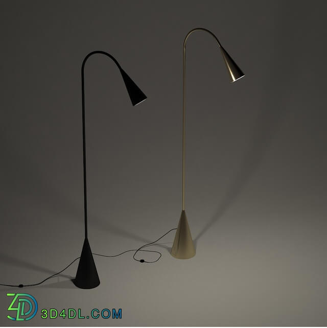 Floor lamp - Black _ Bronze Floor Lamp