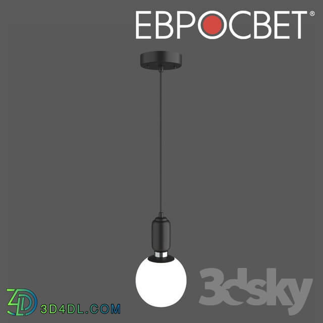 Ceiling light - OHM Suspension lamp Eurosvet 50151_1 black Bubble