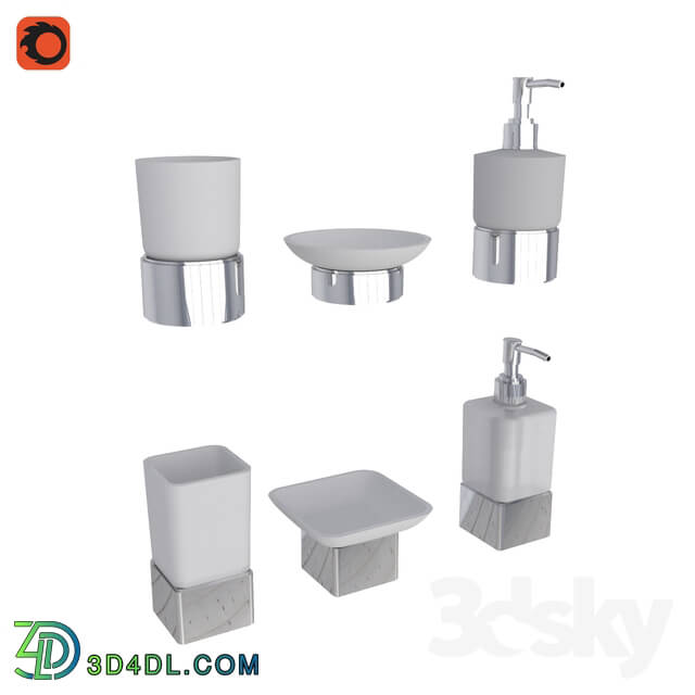 Bathroom accessories - OM Fixsen Kvadro Bathroom Accessories