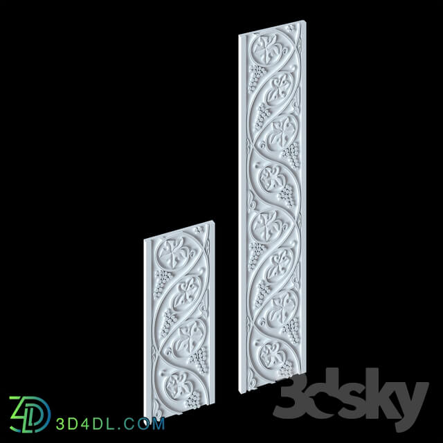 Decorative plaster - Afrasiab Panels 06