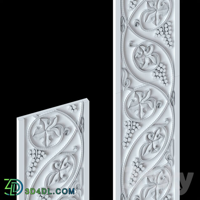 Decorative plaster - Afrasiab Panels 06