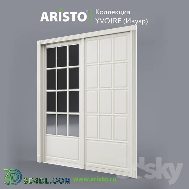 Doors -  Sliding doors ARISTO_ Ivoire_ Yv.100.8_ Yv.100.7