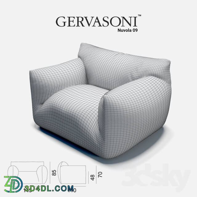 Arm chair - Gervasoni Nuvola 09