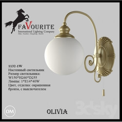 Wall light - Favourite 1132-1W Sconce 