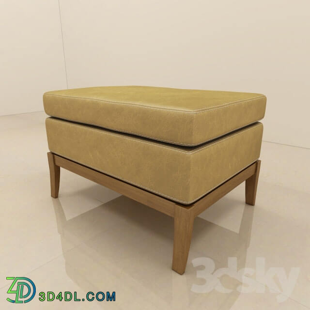 Other soft seating - Leather Pouf