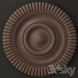 Other decorative objects - Ribbed medallion 