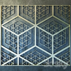 Other decorative objects - Decor for wall. Panel. 3D 