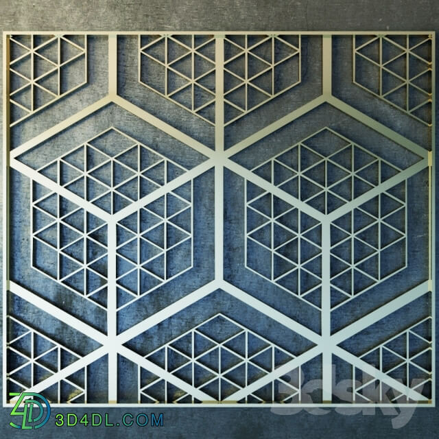 Other decorative objects - Decor for wall. Panel. 3D