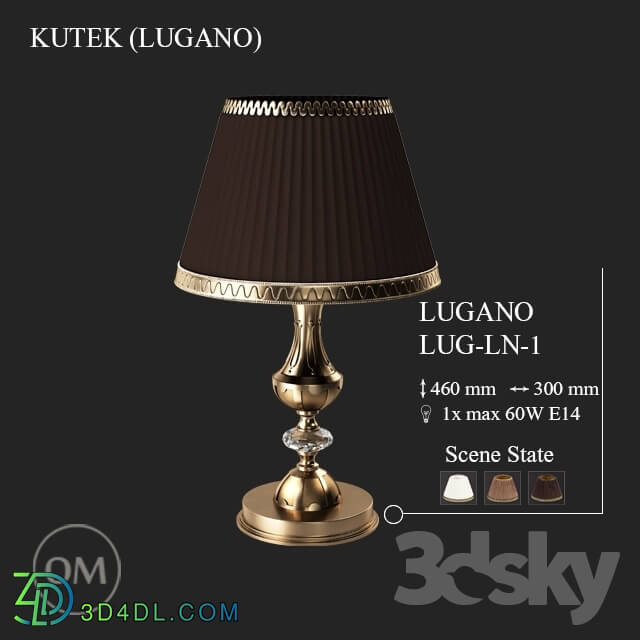 Table lamp - KUTEK _LUGANO_ LUG-LN-1