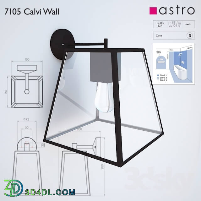 Wall light - Astro - Calvi wall 7105