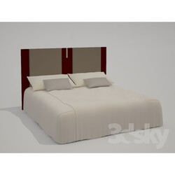 Bed - bed with high back 