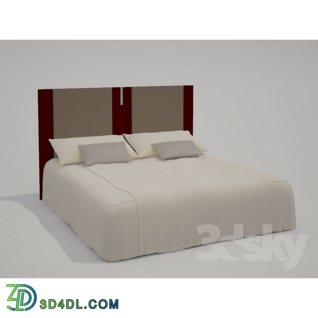Bed - bed with high back