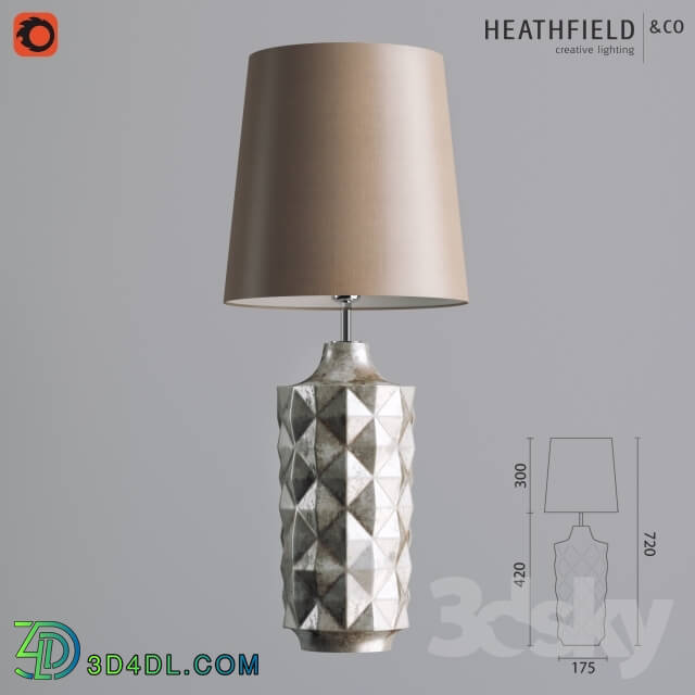 Table lamp - Heathfield _ Herzog Antique Silver