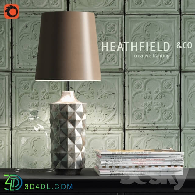 Table lamp - Heathfield _ Herzog Antique Silver