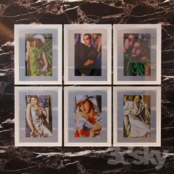 Frame - A series of paintings Tamara de Lempicka 