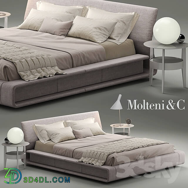 Bed - Bed BEDS CLIP molteni