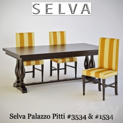 Table _ Chair - Selva Timeless Beauty Palazzo Pitti _ 3534 _amp_ _ 1534 