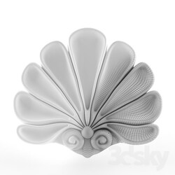 Decorative plaster - shell 