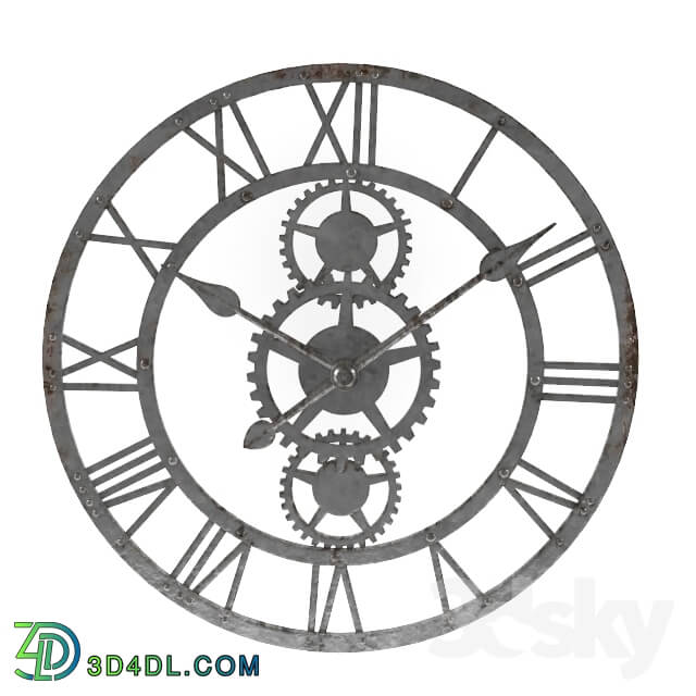 Other decorative objects - Industrial clock