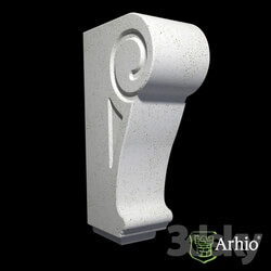 Decorative plaster - bracket AKR53-1 